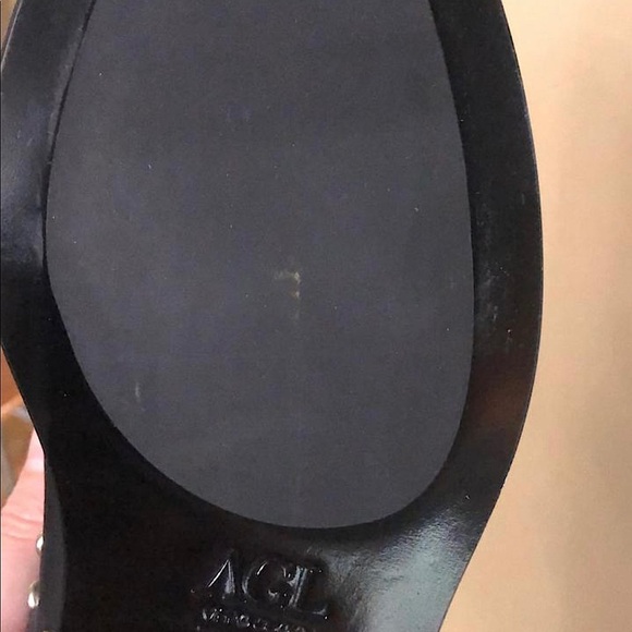 Black leather agl flats, extremely comfortable, made in italy - Picture 5 of 5